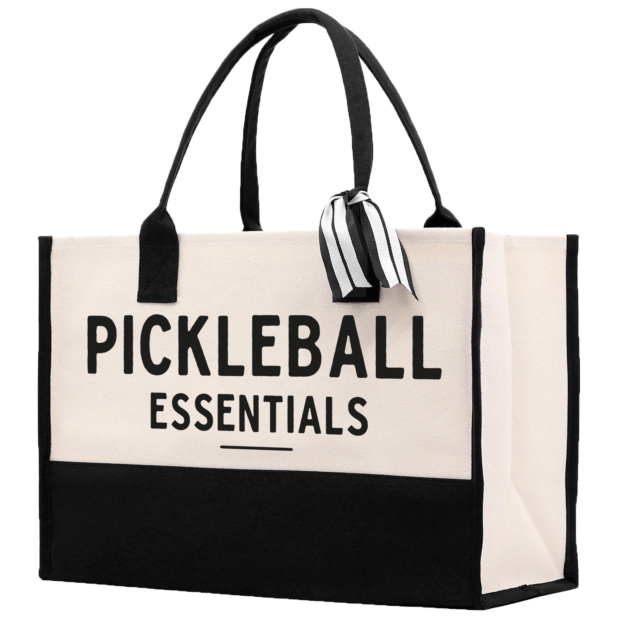 Pickleball Tote Bag Personalized Pickleball Party Favors Custom Pickleball Player Gift Pickleball Cotton Canvas Tote Bag