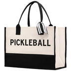 Pickleball Tote Bag Personalized Pickleball Party Favors Custom Pickleball Player Gift Pickleball Cotton Canvas Tote Bag
