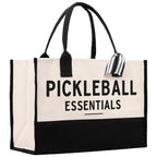 Pickleball Tote Bag Personalized Pickleball Party Favors Custom Pickleball Player Gift Pickleball Cotton Canvas Tote Bag