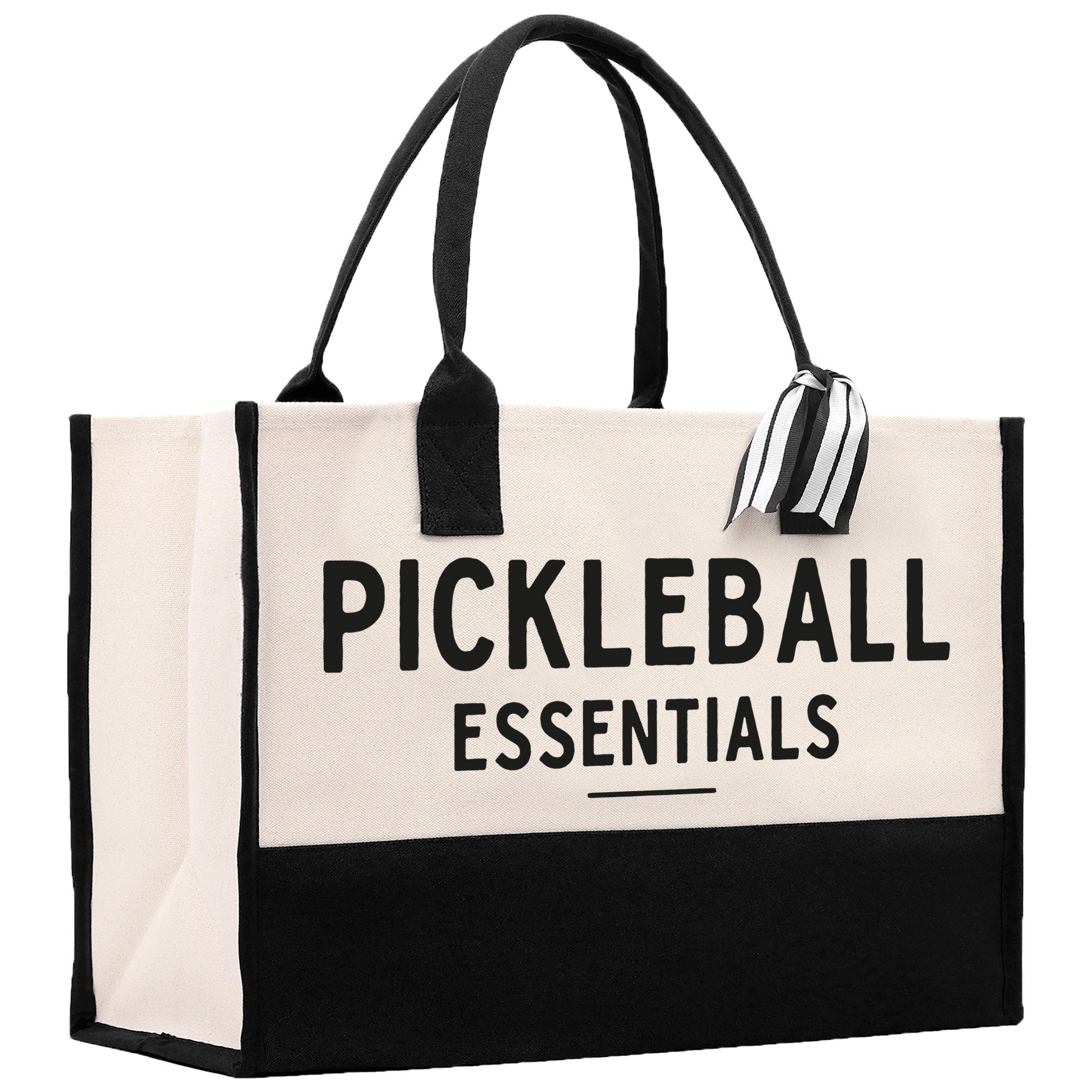 Pickleball Tote Bag Personalized Pickleball Party Favors Custom Pickleball Player Gift Pickleball Cotton Canvas Tote Bag