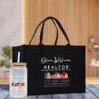 Realtor Tote Bag Personalized Business Tote Bag Custom Real Estate Agent Gift Bulk Business Logo Realtor Swag Real Estate Tote Bag