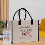Realtor Tote Bag Personalized Business Tote Bag Custom Real Estate Agent Gift Bulk Business Logo Realtor Swag Real Estate Tote Bag
