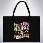 Pediatric Nurse Personalized Cotton Canvas Tote Bag Custom Nurse Gift Registered Nurse Tote RN Tote RN Gift Future Nursing Student Gift