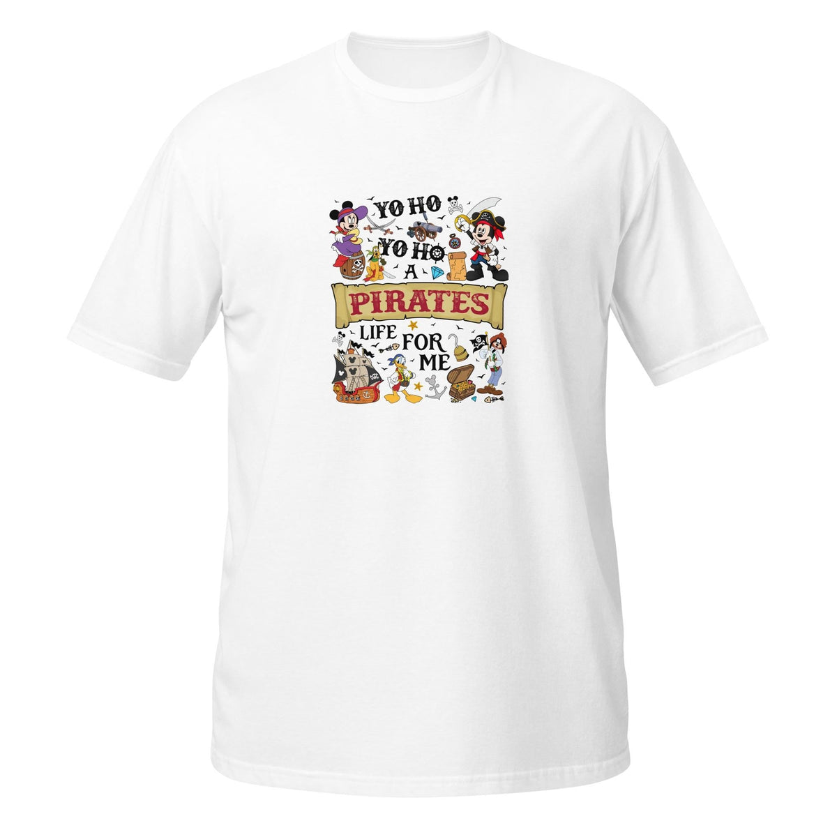 Disney Pirates Life For Me Vintage Tee | Yo Ho Yo Ho Retro G — Gildan Sweatshirt