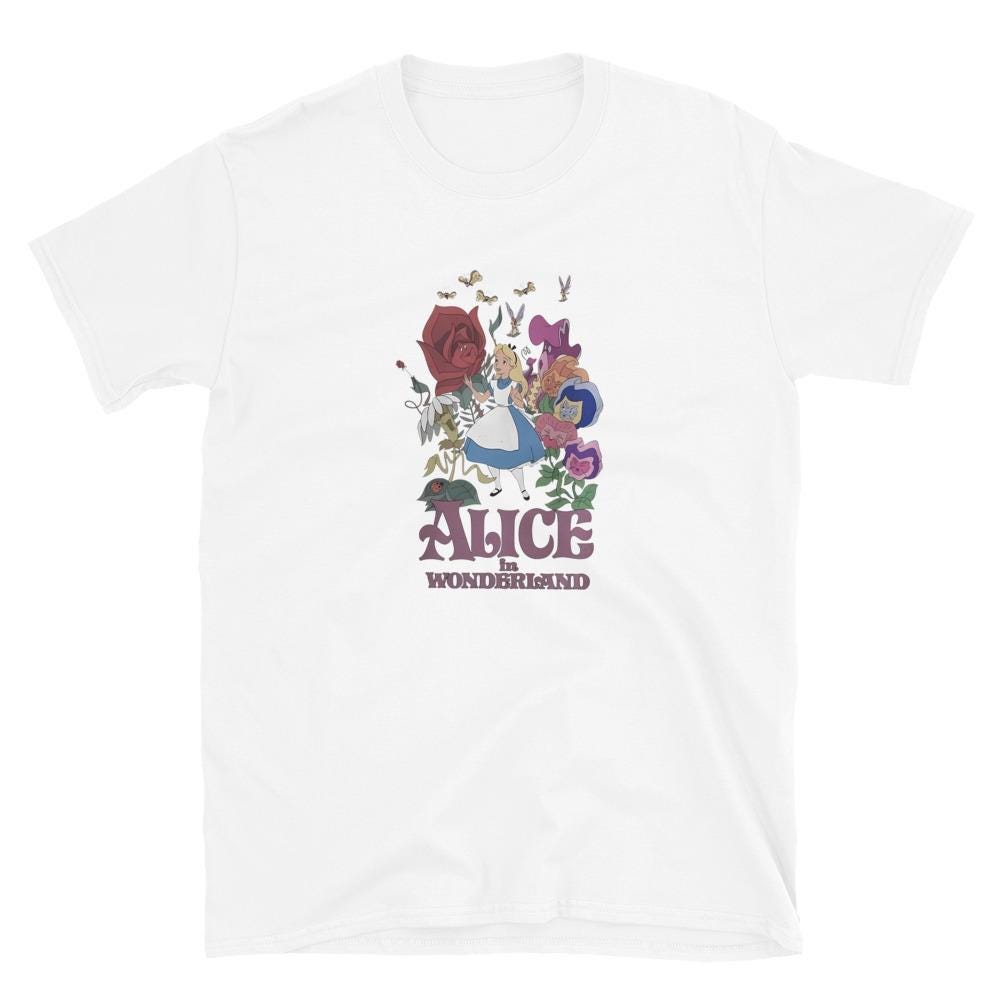 Retro Alice in Wonderland Vintage Disney Tee | Classic Disne — Bella+Canvas Tee