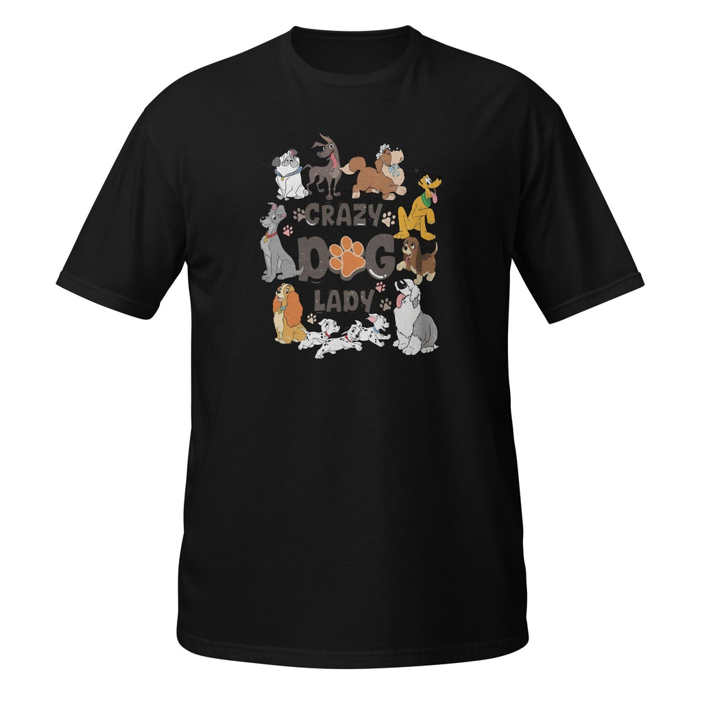 Crazy Dog Lady Disney Tee | Retro 101 Dalmatians Dogs Vintag — Gildan Sweatshirt