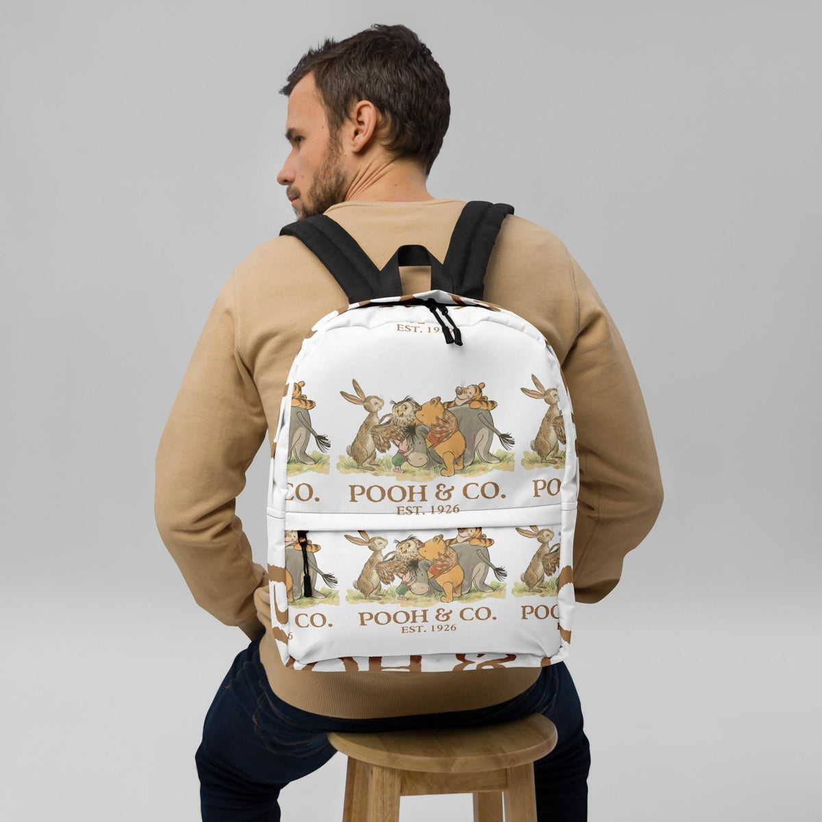 Disney Pooh & Co Vintage Backpack | All-Over Print | Disney  — Gildan Hoodie