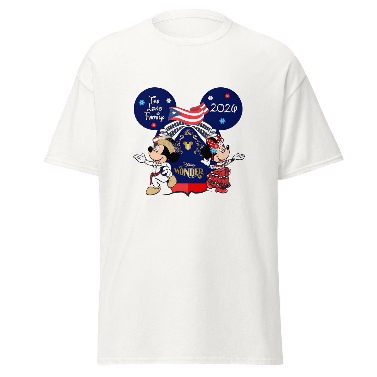 Disney Family 2026 Wonder Cruise Vintage — Bella+Canvas Tee