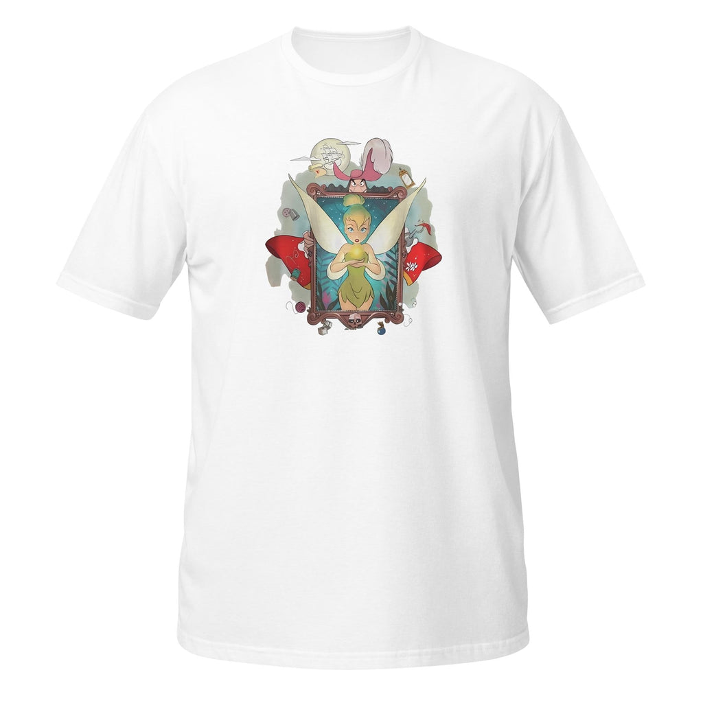 Retro 90s Disney Tinker Bell Vintage Tee | Peter Pan Fairy G — Gildan Hoodie