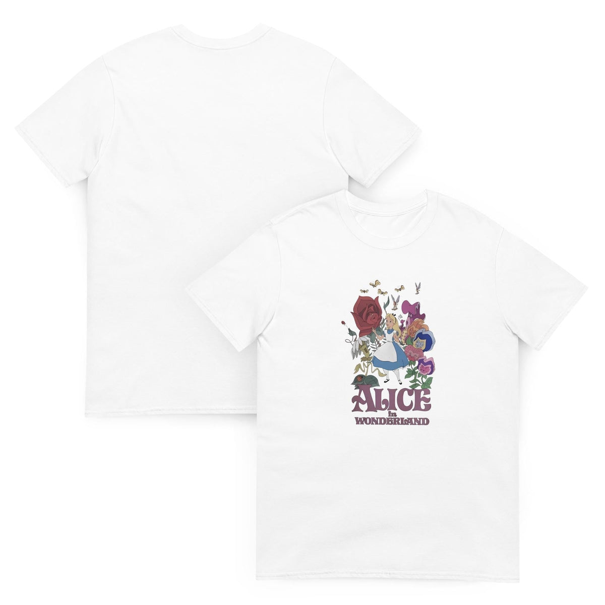 Retro Alice in Wonderland Vintage Disney Tee | Classic Disne — Bella+Canvas Tee
