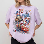 Patriotic Race Car — Gildan Sweatshirt