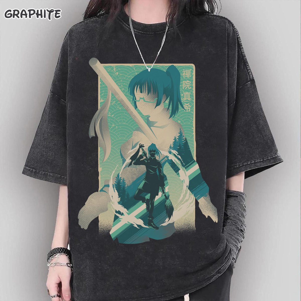 Zenin Maki Anime — Gildan Hoodie