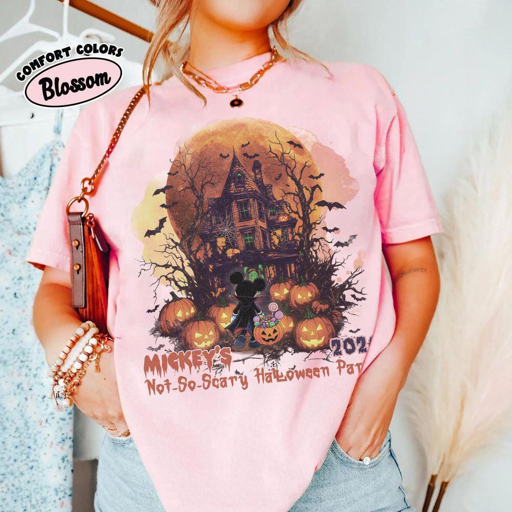 Retro Haunted Mansion Halloween — Bella+Canvas Tee