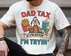 Retro Goofy Dad Tax — Gildan Sweatshirt