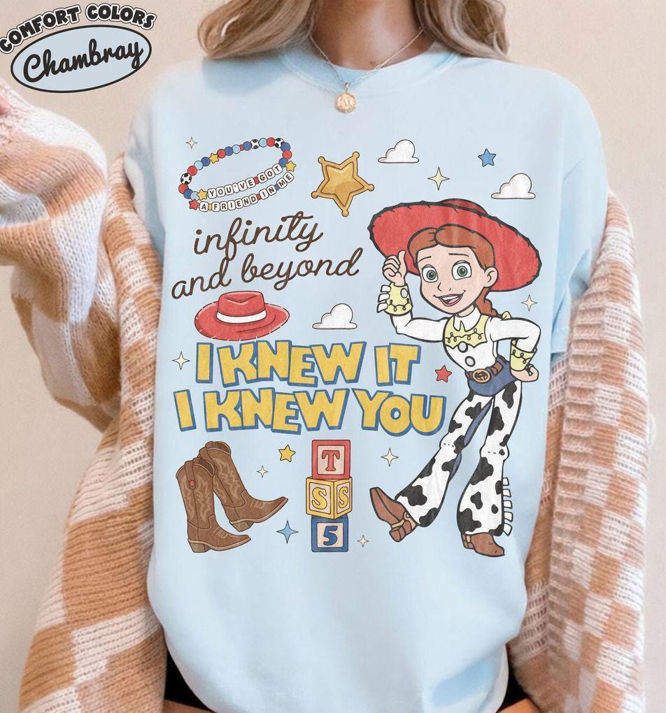 Retro Toy Story Jessie Western Cowboy — Bella+Canvas Tee