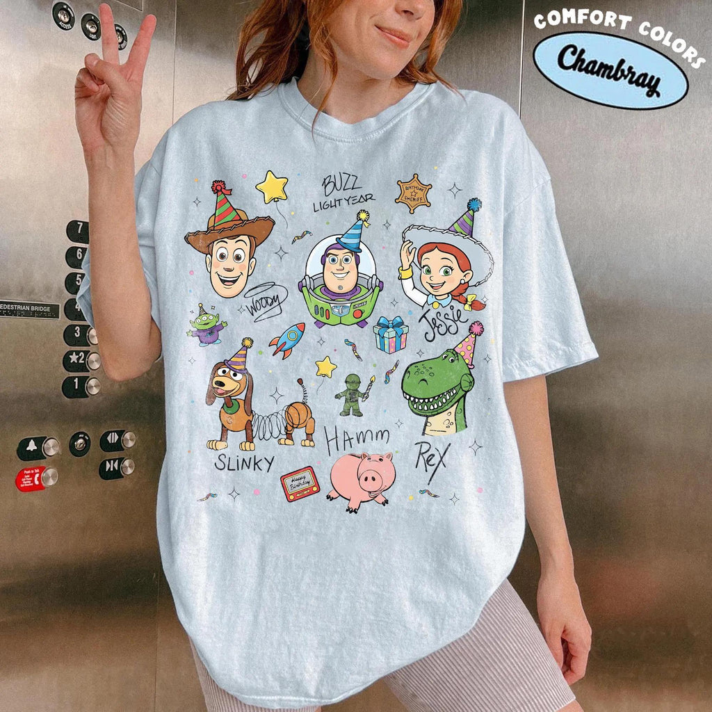 Toy Story Birthday Party Shirts — Gildan Hoodie