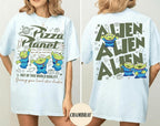 Toy Story Pizza Planet Aliens Comfort Colors — Gildan Hoodie