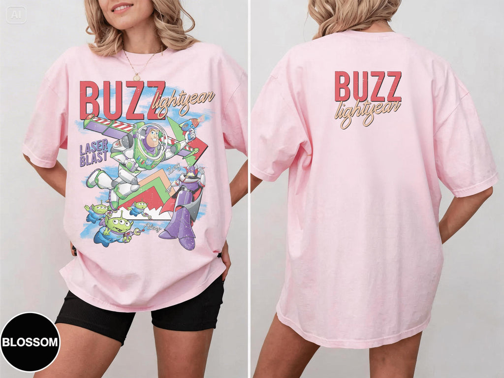 Retro Buzz Lightyear Comfort Colors — Gildan Hoodie