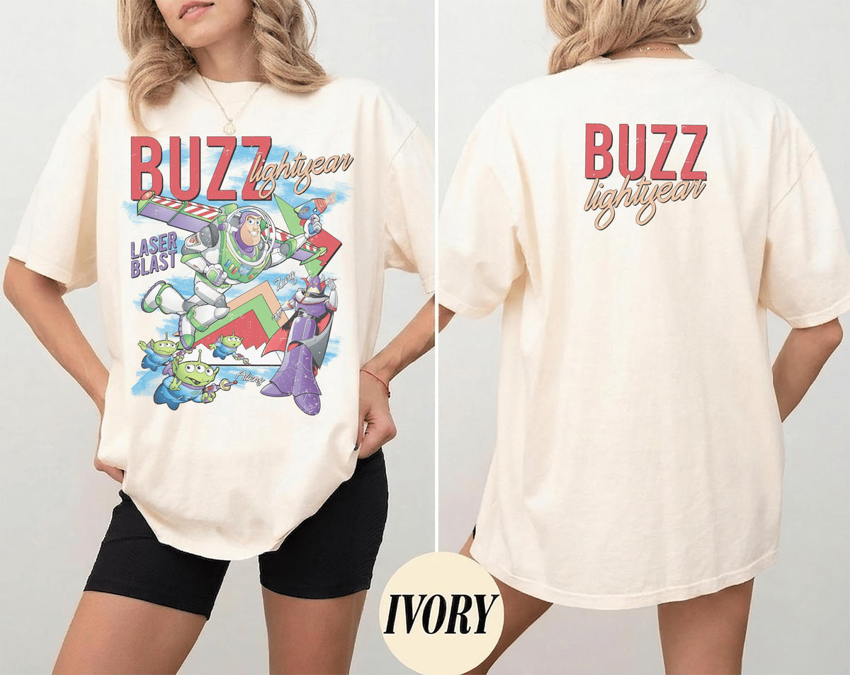 Retro Buzz Lightyear Comfort Colors — Gildan Hoodie