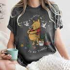 Comfort Colors Retro Winnie The Pooh Rumbly Tumbly — Bella+Canvas Tee
