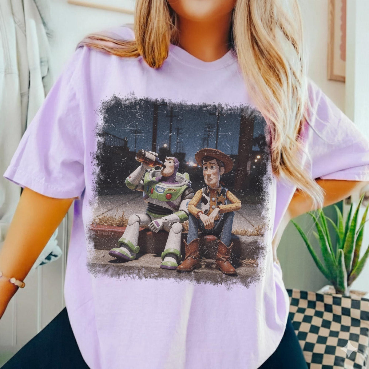 Comfort Colors Toy Story Buzz Lightyear Woody — Bella+Canvas Tee