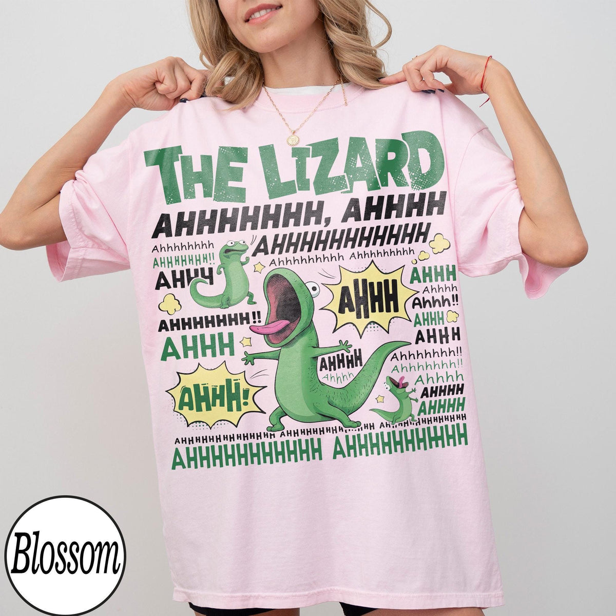 The Lizard Ahhhhh Meme Comfort Colors — Bella+Canvas Tee