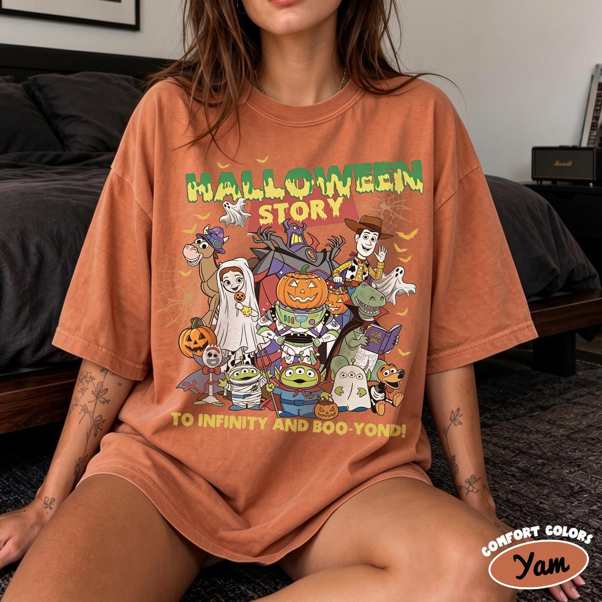 Comfort Colors Toy Story Halloween — Gildan Hoodie