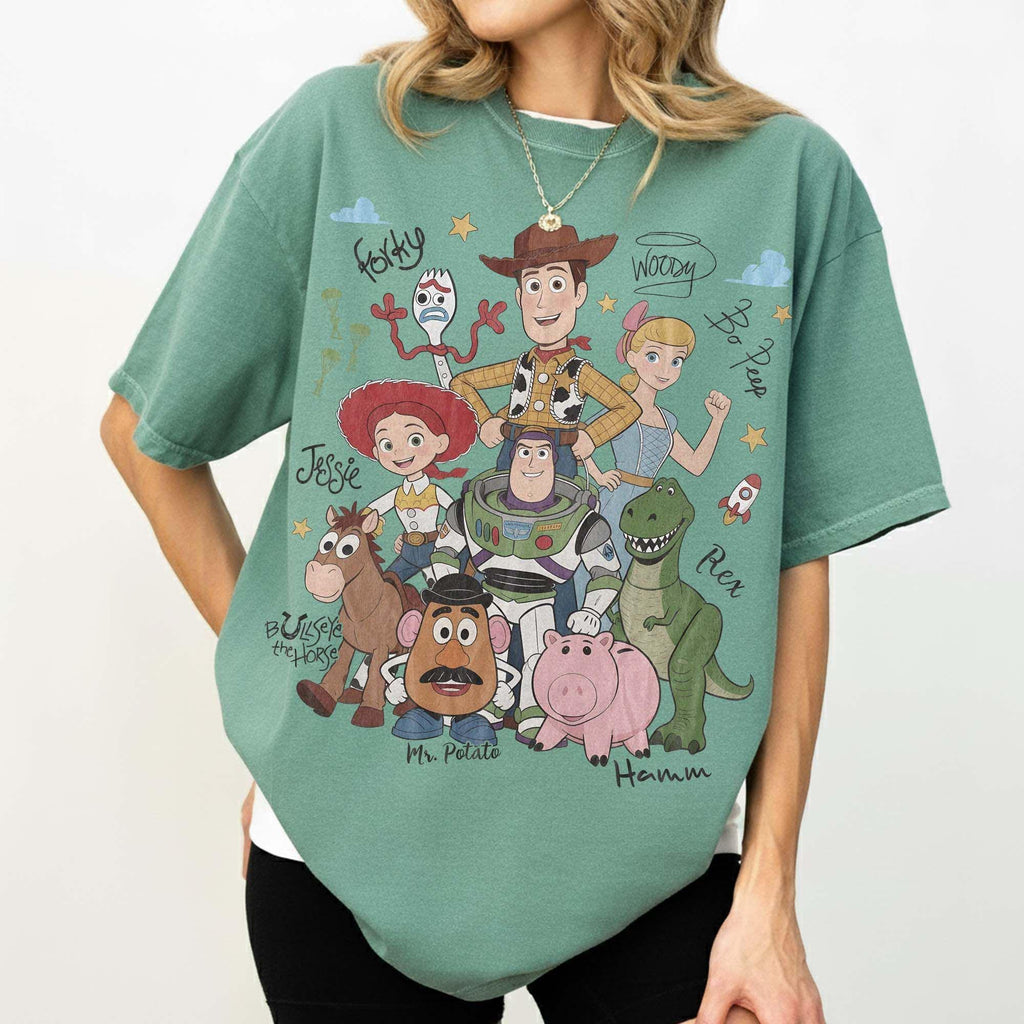 Retro Disney Toy Story Signature Halloween — Comfort Colors Tee