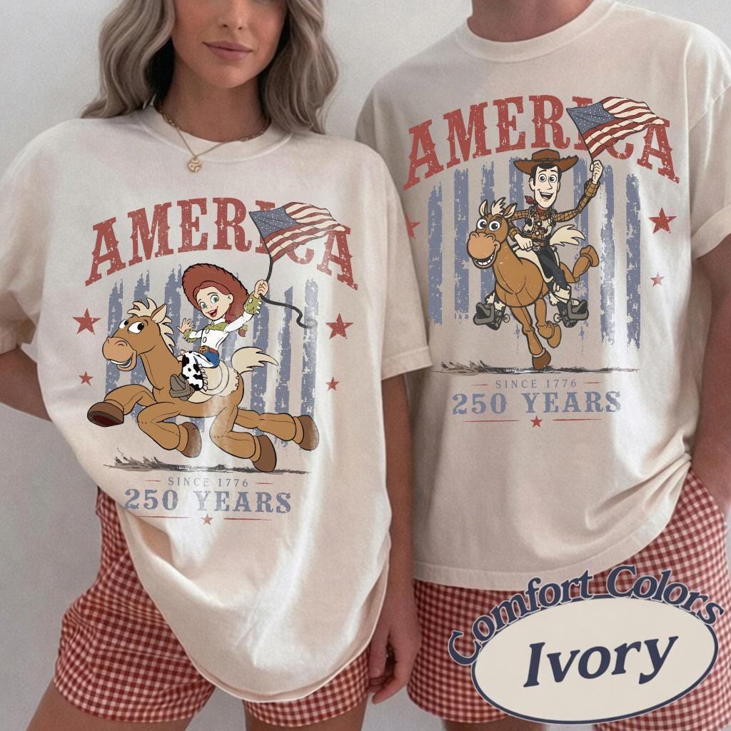 Woody Jessie Toy Story Patriotic — Gildan Sweatshirt