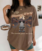 Retro Distressed Ghost Mickey Main Street Halloween Comfort  — Gildan Hoodie