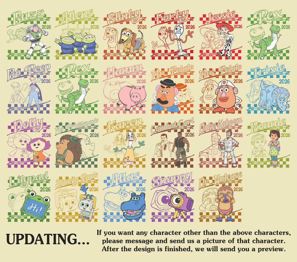 Toy Story 5 Characters Shirt 2026 — Gildan Hoodie