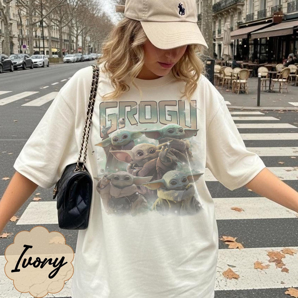 Retro Disney Star Wars Grogu Comfort Colors — Comfort Colors Tee