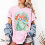 Retro Disney Princess Coquette Bow — Bella+Canvas Tee