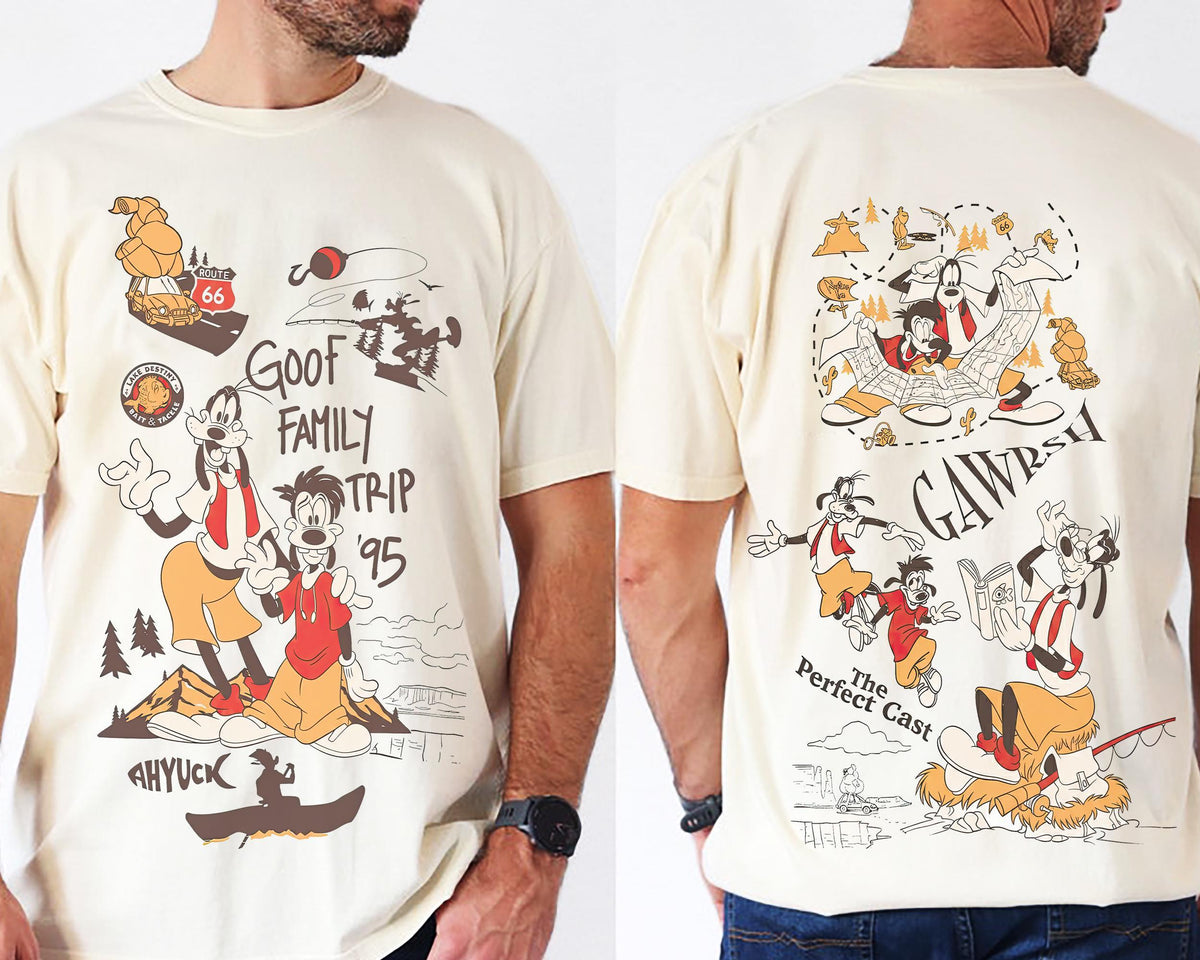 Goofy and Max Family Trip '95 — Bella+Canvas Tee