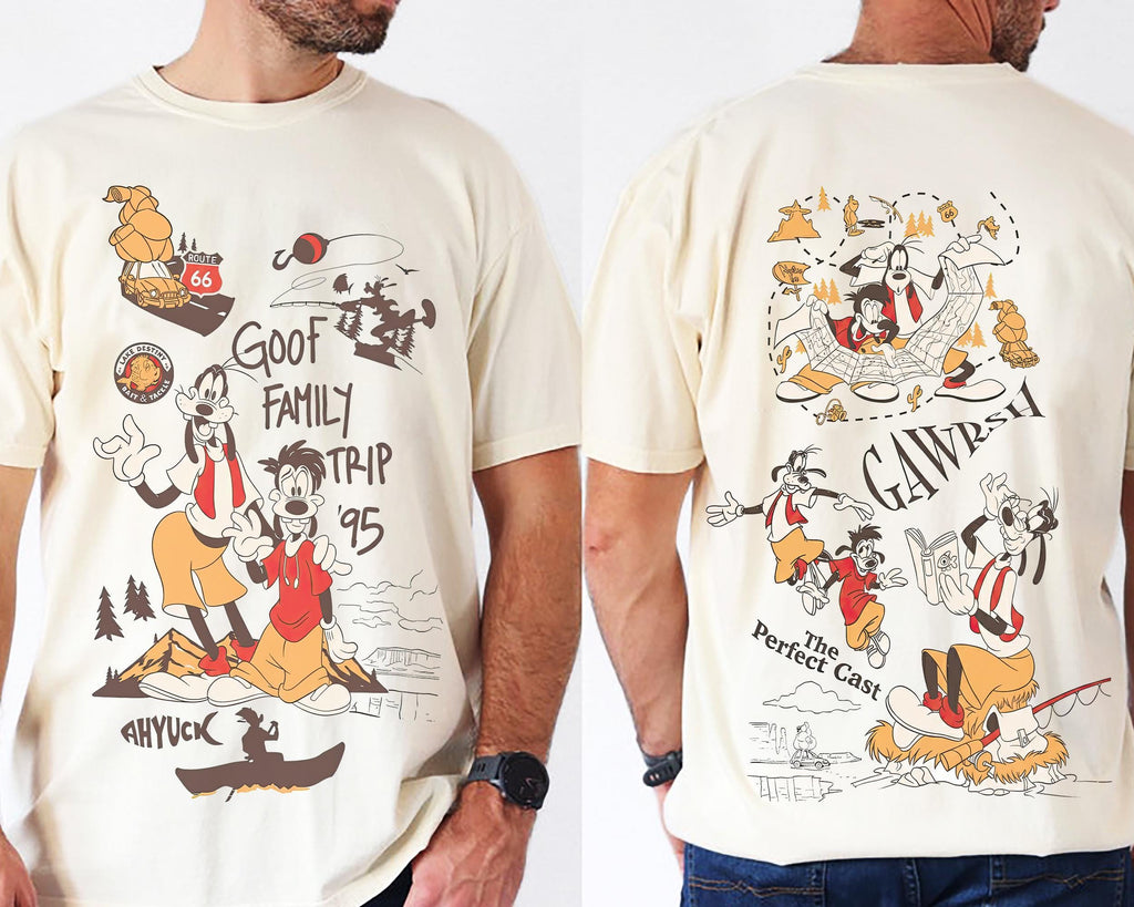 Goofy and Max Family Trip '95 — Gildan Hoodie