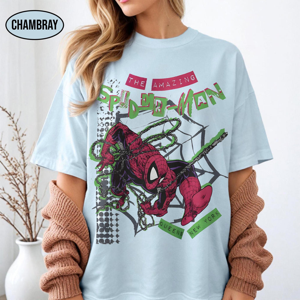 Retro Amazing Spider-Man Comfort Colors — Bella+Canvas Tee