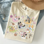 Retro Mickey and Friends Summer Vibes Comfort Colors Shirts — Comfort Colors Tee