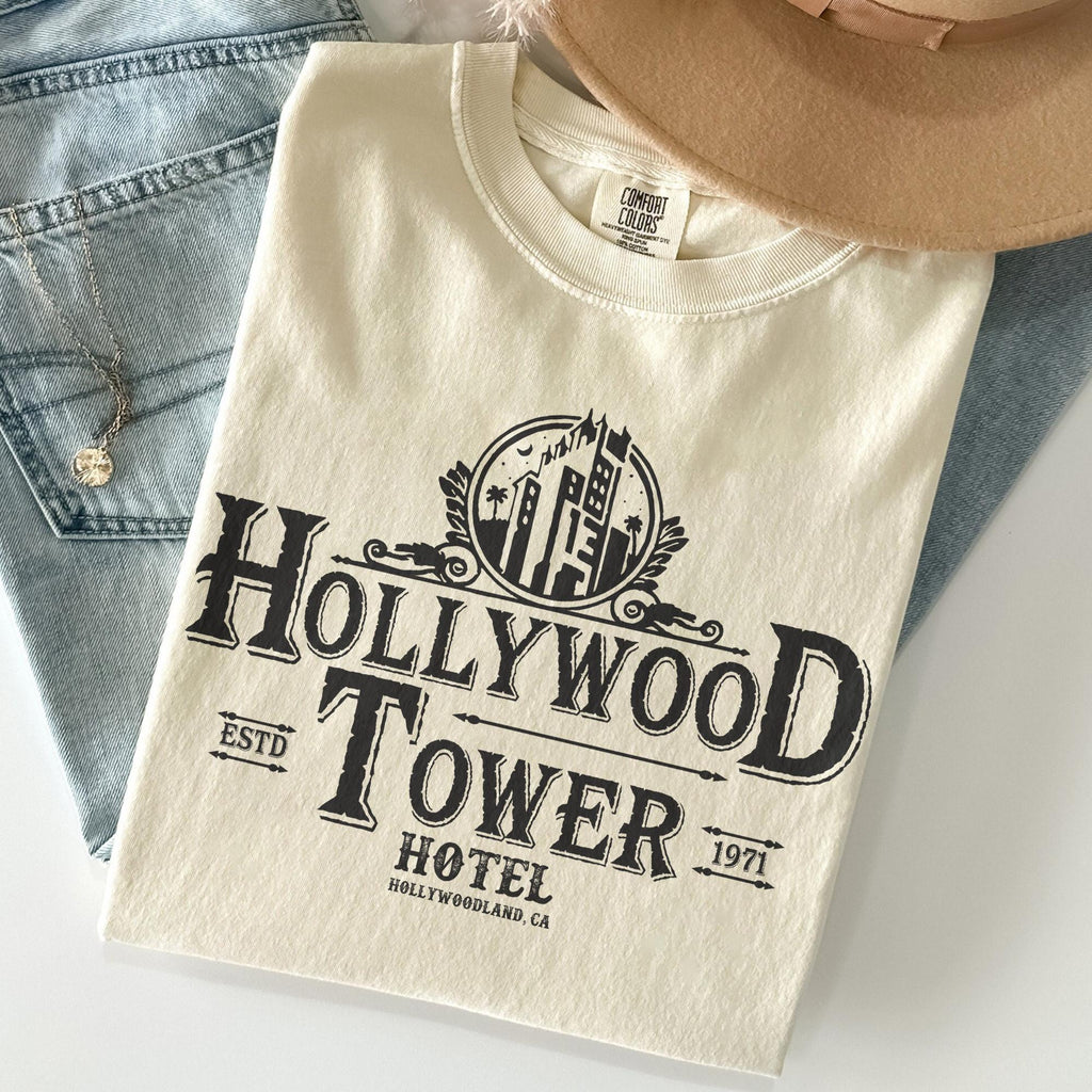 Retro Hollywood Tower Hotel — Bella+Canvas Tee