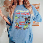 Retro Mickey and Minnie's Runaway Railway Nothing Can Stop U — Gildan Hoodie