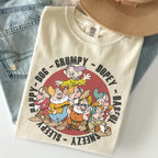 Retro 90s Retro Disney Snow White and the Seven Dwarfs — Gildan Hoodie