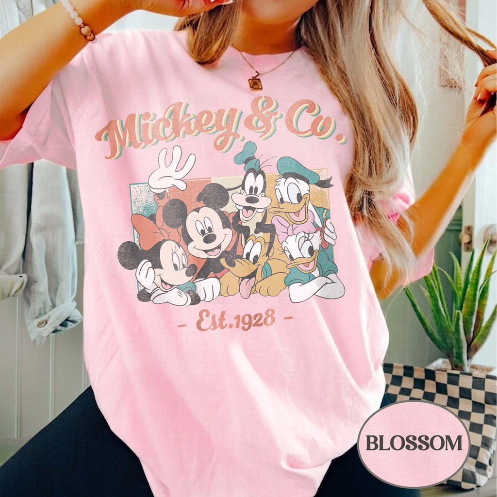 Comfort Colors® Retro Mickey & Co Est 1928 — Comfort Colors Tee