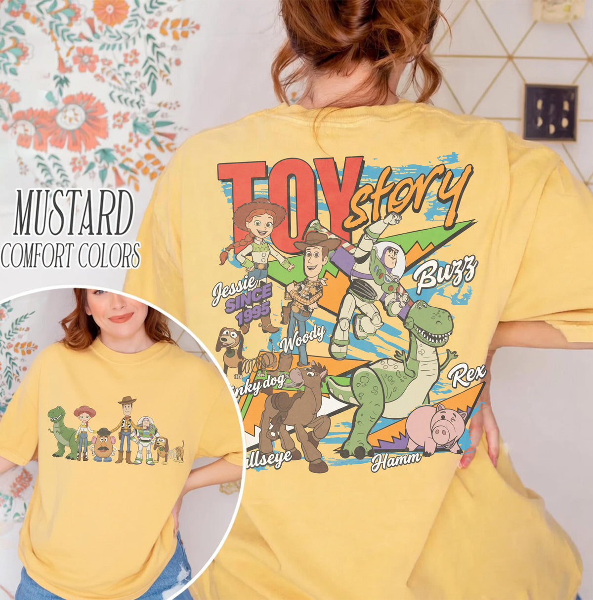 Toy Story 1995 Retro Comfort Colors — Gildan Hoodie