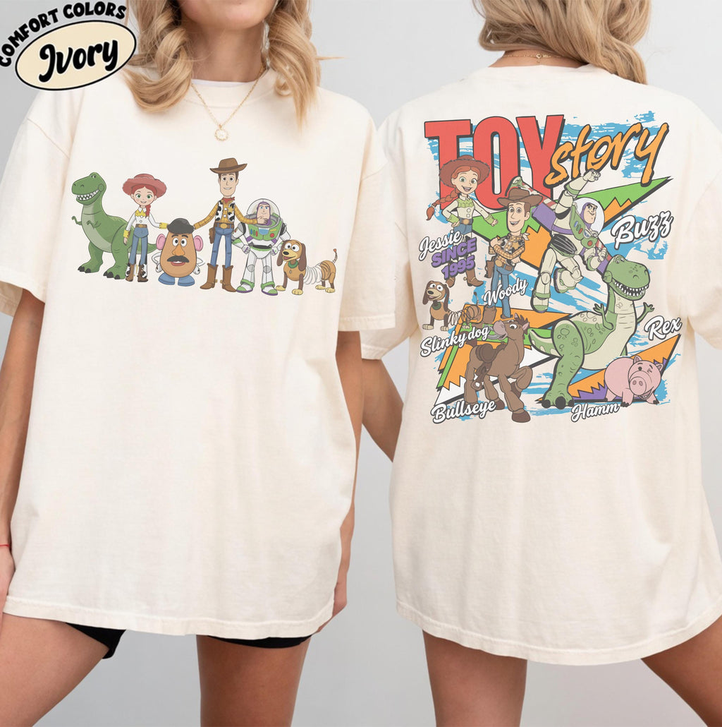 Toy Story 1995 Retro Comfort Colors — Gildan Hoodie