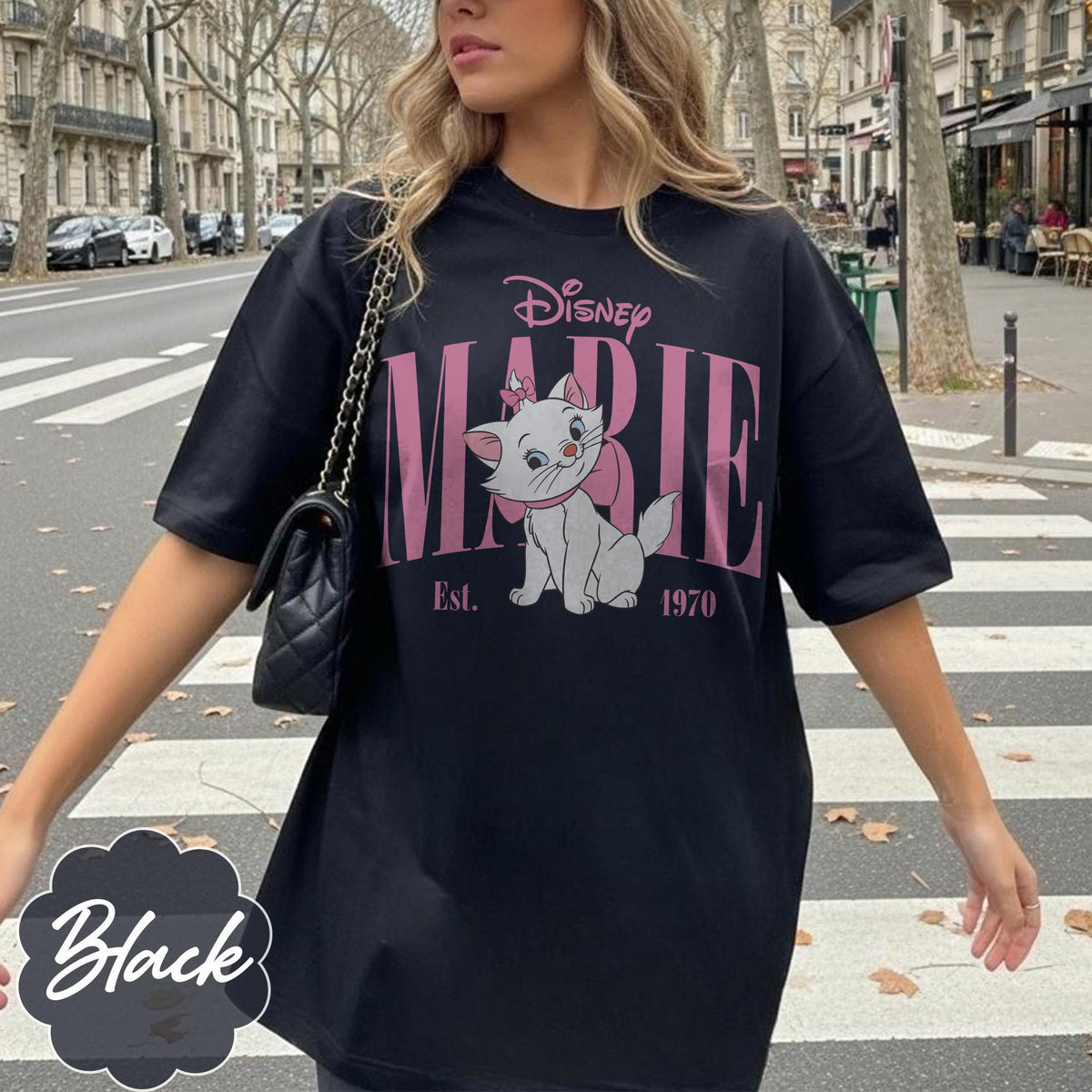 Retro Marie Aristocats Comfort Colors — Bella+Canvas Tee