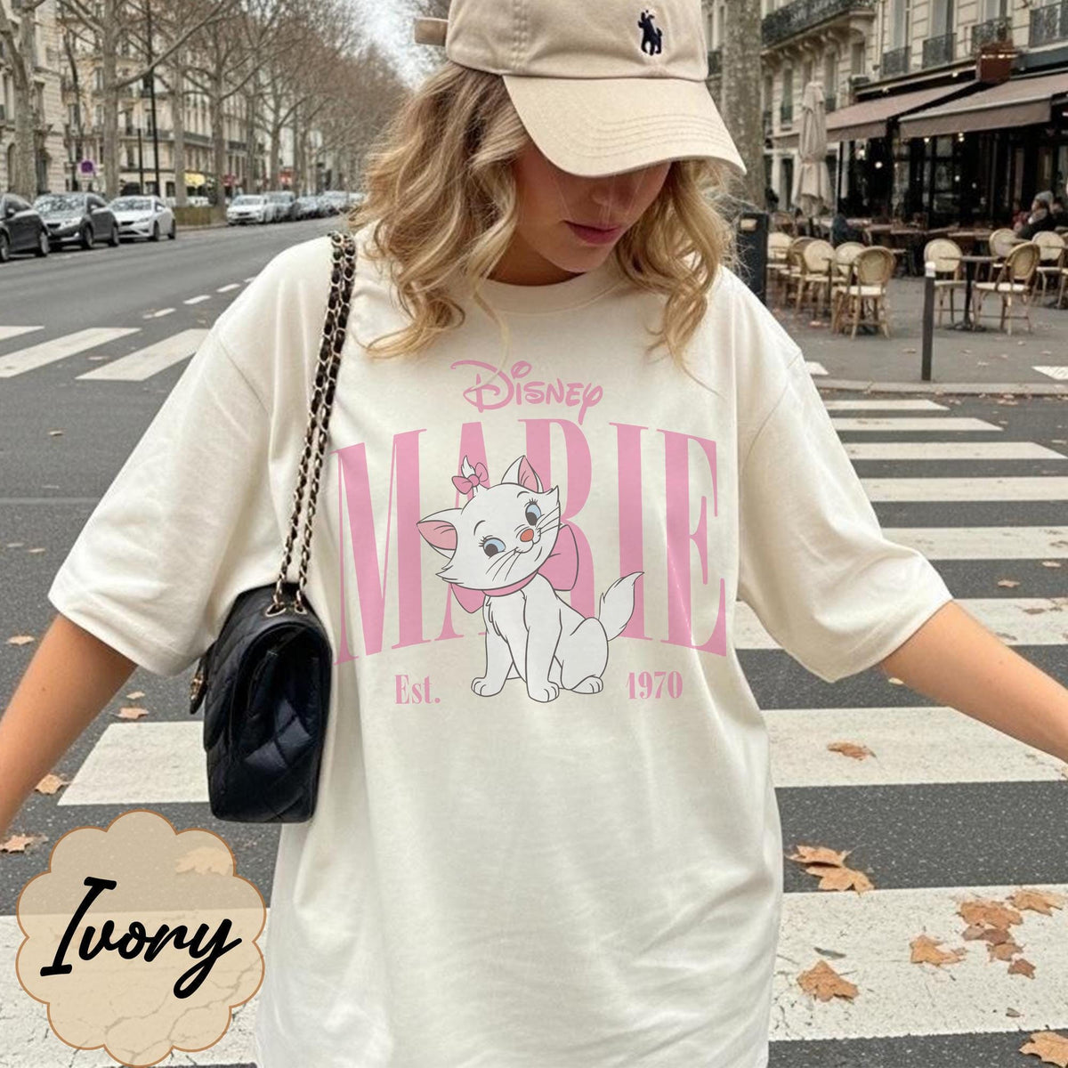 Retro Marie Aristocats Comfort Colors — Bella+Canvas Tee