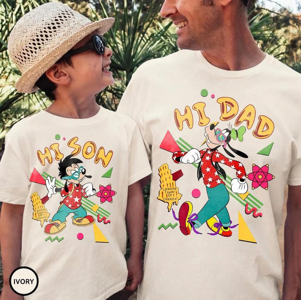 Hi Dad Hi Son Goofy Max — Gildan Sweatshirt
