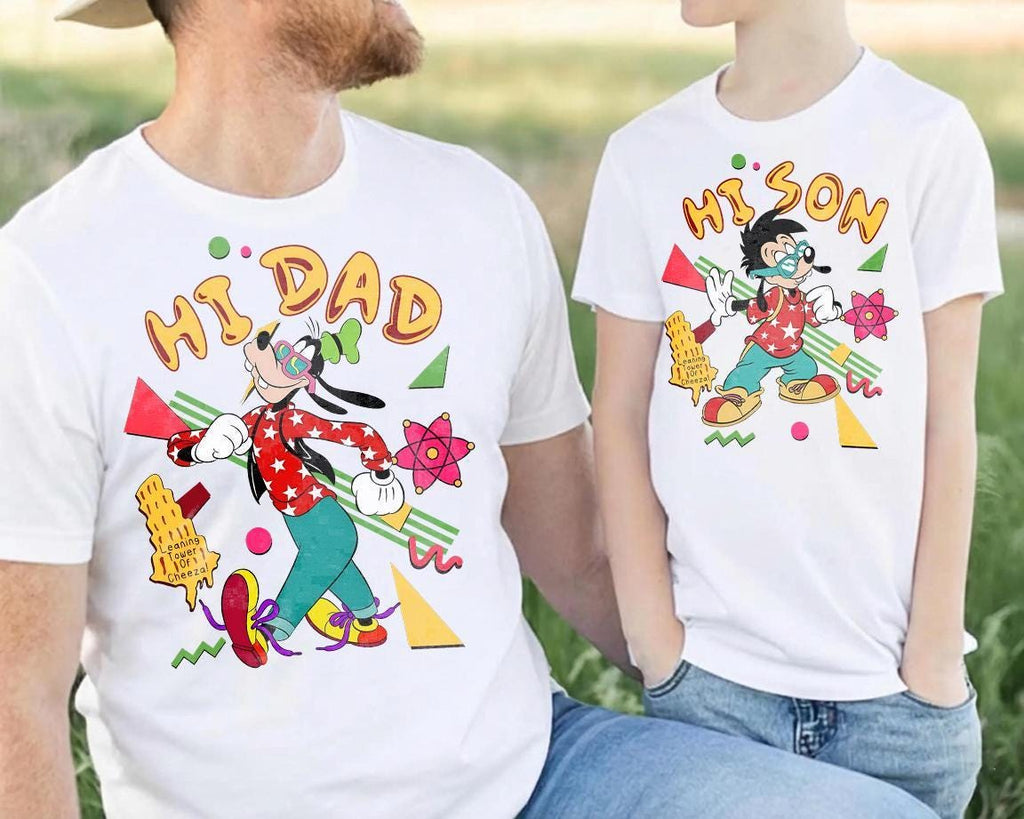 Hi Dad Hi Son Goofy Max — Gildan Sweatshirt
