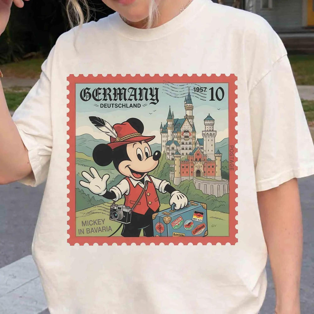 Retro Disney Mickey Mouse Epcot World Showcase — Gildan Hoodie