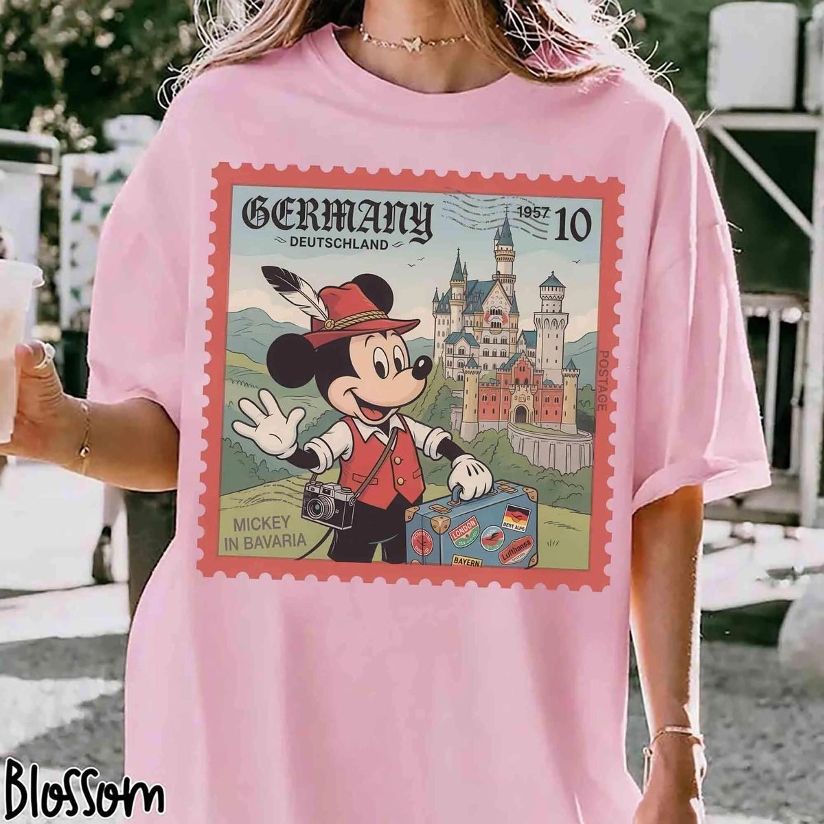 Retro Disney Mickey Mouse Epcot World Showcase — Gildan Hoodie