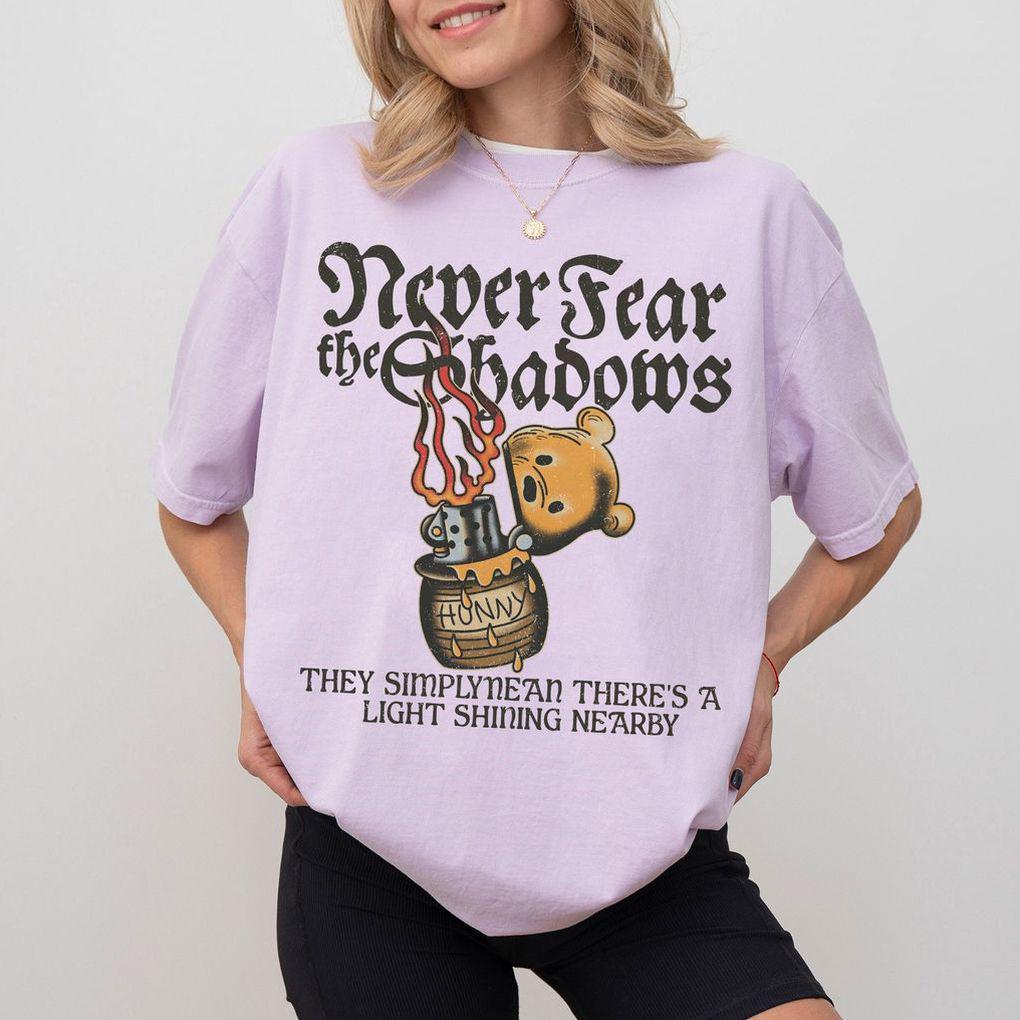 Winnie the Pooh Never Fear Shadows — Gildan Hoodie
